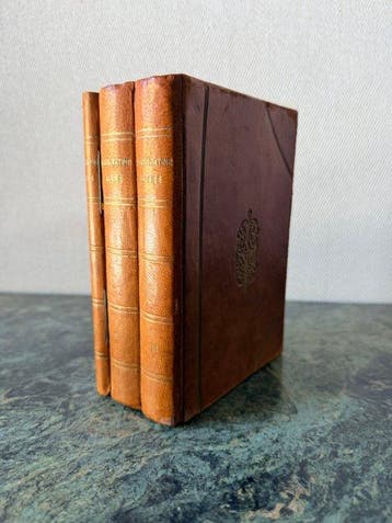 Zonder minimumprijs - Sigarettendoos - Leder, Hout, Papier,