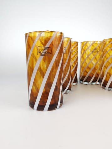 Secoloventesimo - Drinkservies (6) - Muranoglas - Set van