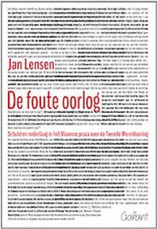 De foute oorlog / Academisch literair / 9 9789044131611, Livres, Livres Autre, Envoi