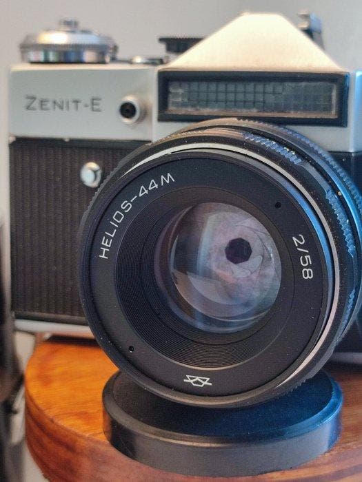 Zenit Moskva 80 Olympic Edition - Helios-44M & Minon 28mm, Audio, Tv en Foto, Fotocamera's Analoog
