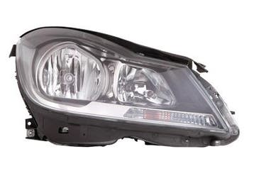 Mercedes C W204 2011-2014 Zwart Koplamp Rechts (Koplampen), Verzenden