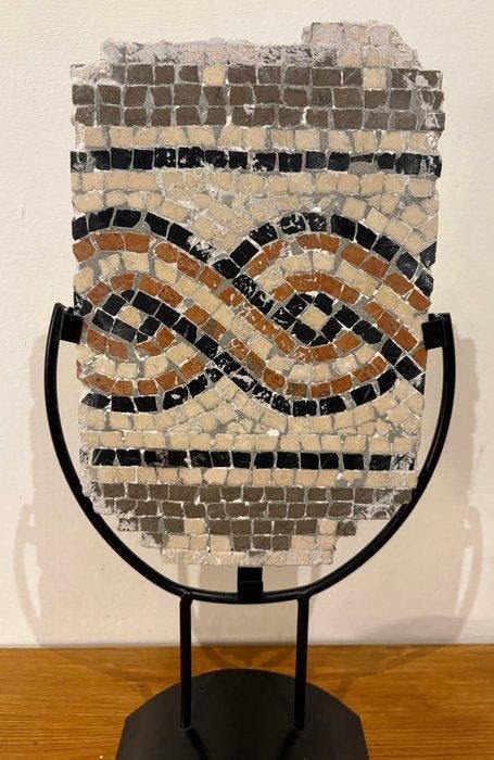 Replica van een oude Romein Mozaïek - 37 cm, Collections, Minéraux & Fossiles