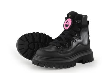 Nubikk Veterboots Meisjes in maat 28 Zwart, Kinderen en Baby's, Verzenden, Jongen of Meisje, Nubikk, Schoenen