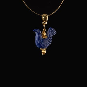 Oud-Romeins Pendant, met een Romeins lapis