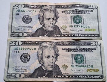 Verenigde Staten van Amerika, Canada. - 3 x 20 Dollars -