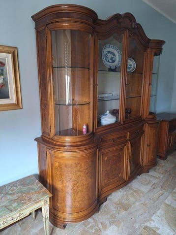 Mobili Signoretto - Hoog dressoir - Hout, Knoesthout,