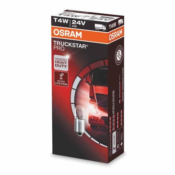 Osram T4W Gloeilamp 24V 4W BA9s Truckstar Pro 10 Stuks, Verzenden, Nieuw