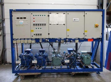Bitzer Centrale motor compleet met 5 compressoren, gastank