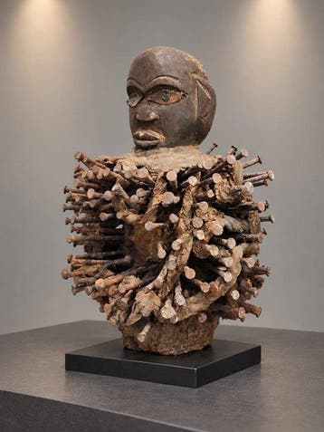 Uitzonderlijk beeld FON NKISI NKONDI BAKONGO / RD.CONGO -