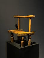 Stoel - Hout - Wabi-Sabi, Antiek en Kunst