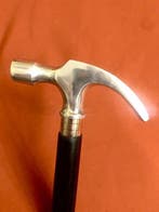 Wandelstok - Een amusante , “hamer “ , ongebruikelijke ,