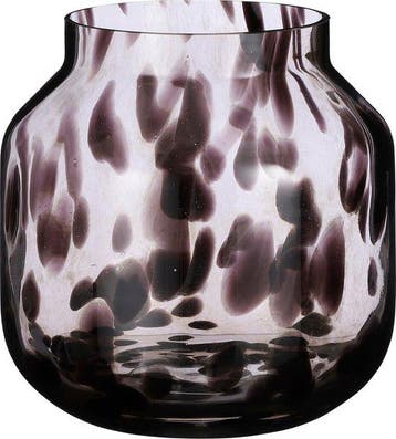 2dekans | Mica Decorations Pantera Vaas - Glas - Bruin met, Ophalen of Verzenden