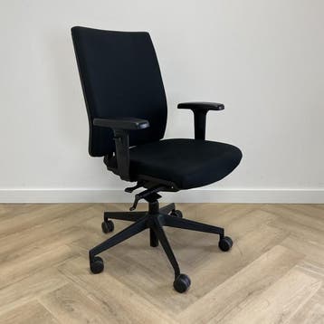 Viasit ergonomische bureaustoel ,  zwart, Ergonomisch, Gebruikt, Zwart, Bureaustoel