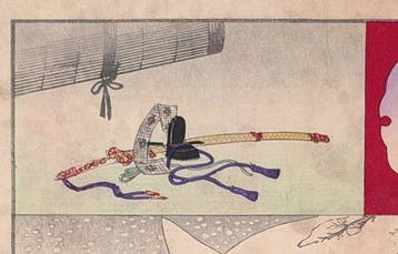 Mikawa, Neige à Okazaki - Neige, Lune et Fleurs - Estampe