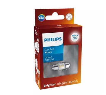 Philips Festoon 30mm LED Retrofit Wit 6000K 24V, Auto-onderdelen, Verzenden, Nieuw