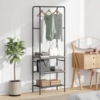 vidaXL Kledingrek met plank Grijs sonoma 60 x 30 x 171 cm, Verzenden