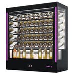 Wijnkoelvitrine | PAK | 50x 75cl | Zwart | +2°C/+6°C |, Verzenden, Nieuw in verpakking