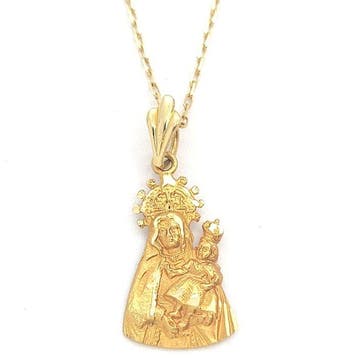 Ketting met hanger - 18 karaat Geel goud