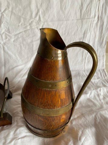 pichet a cidre et tonneau a calvados fabriquer par meilleur, Antiquités & Art