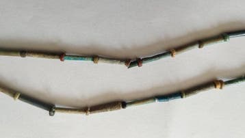 Oude Egypte, late periode Faience, Set van 2 Kettingen, Verzamelen
