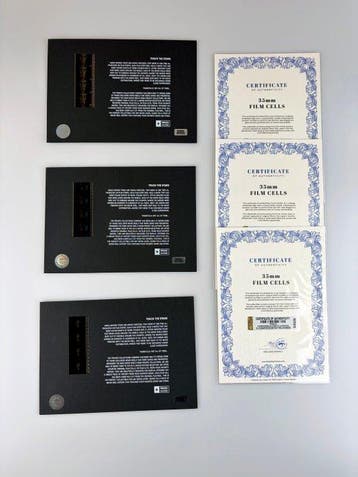 The Lord of the Rings – Rare Trilogy Set of 3 Mounted 35mm, Verzamelen, Nieuw