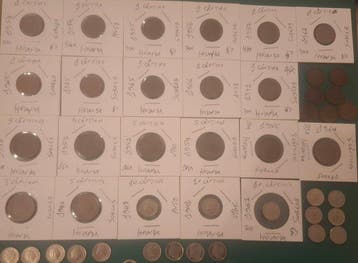 Nederland. 1882/2000 Lot of 55 coins incl. 1 silver (Zonder