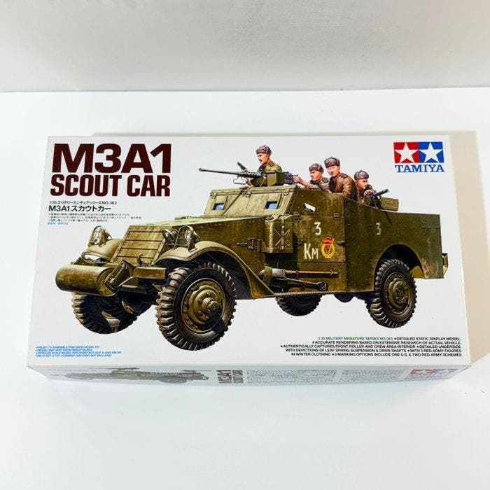 Tamiya 1:35 - Modelbouwdoos (2) - M3A1 Scout Car; M16, Enfants & Bébés, Jouets | Autre