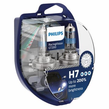 Philips H7 Racing Vision GT200 12972RGTS2 Autolampen, Verzenden, Nieuw