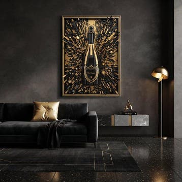 Artxlife - Dom Perignon Black&Gold Lego Explosion