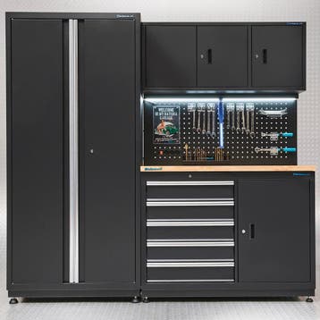 Datona Werkbank 120 cm met brede werkplaatskast - Datona -, Ophalen of Verzenden, Nieuw