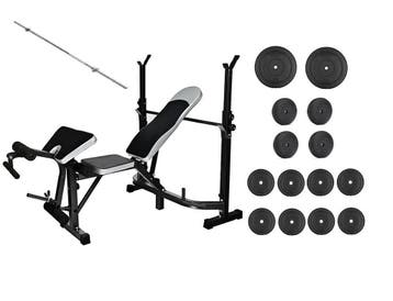Home Gym Halterbank | Verstelbaar | Laatste Stuks!, Sport en Fitness, Rug, Krachtstation, Nieuw, Ophalen of Verzenden