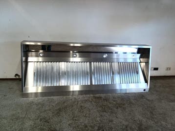 Unninox RVS Afzuigkap met 4 Filters – B250 x D95 x H40 cm -, Nieuw in verpakking