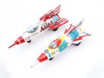 MS fine Toys , Japan - Modelvliegtuig (2) - Raket , Little, Antiek en Kunst