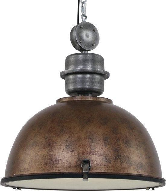 2dekans | Hanglamp Steinhauer Bikkel - Bruin, Huis en Inrichting, Lampen | Hanglampen, Ophalen of Verzenden