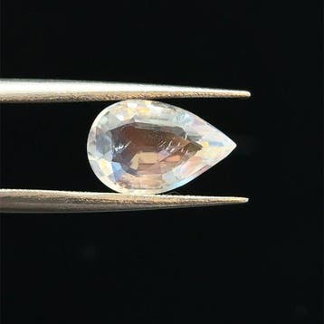 Zonder minimumprijs Wit Maansteen - 1.44 ct - International, Nieuw
