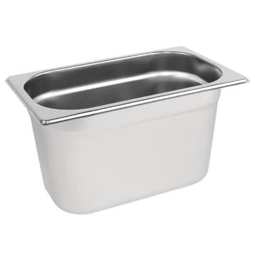 GN-Bak | RVS | 1/4 GN | Hoogte 150mm | 265x162x150(h)mm, Verzenden, Nieuw in verpakking