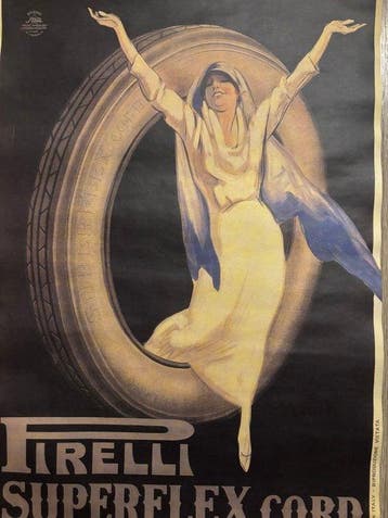 Marcello Dudovich - Manifesto pubblicitario Pirelli