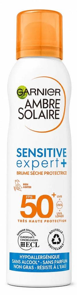 Garnier Ambre Solaire Sensitive Expert Spray SPF50+ - 200ml, Verzenden