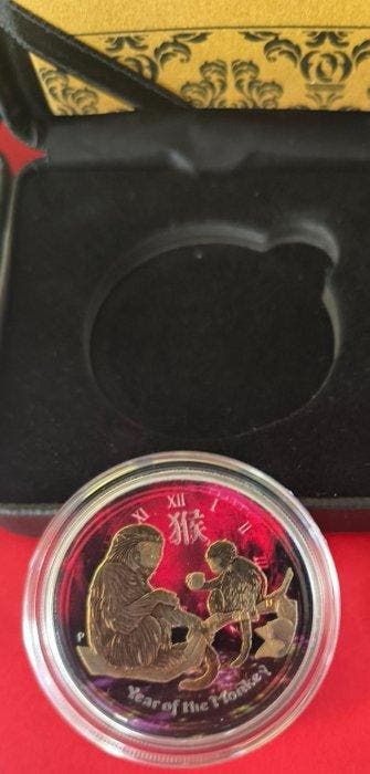 Australië. 50 Cents 2016 / Singe Lunaire, 1/2 oz (.999)