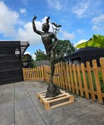 After Giambologna - Beeld, Mercury - 187.5 cm - Brons, Antiek en Kunst