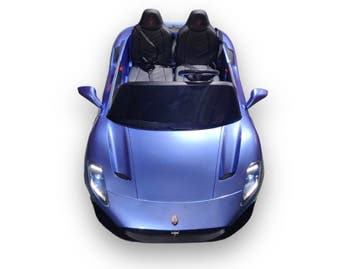 Maserati MC20 2-zitter, 24v elektrische kinderauto!, Ophalen of Verzenden, Nieuw, Afstandsbediening