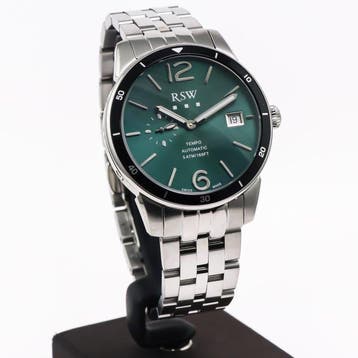 RSW - Tempo Automatic Swiss Made Watch - RSWA157-SS-12 -, Nieuw