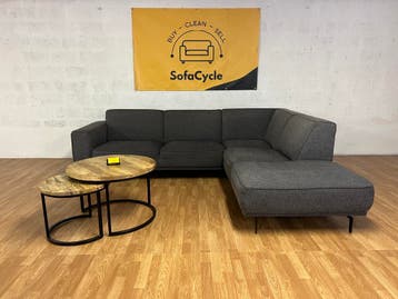 SofaCycle - Donkergrijze L-vormige zetel in nieuwstaat, Ophalen of Verzenden, Nieuw