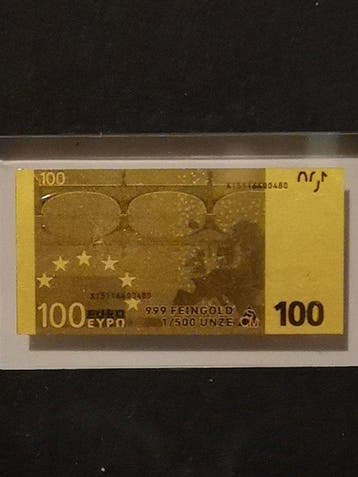 Duitsland. ND 100 EURO 1/500 Oz oro (.999) mit Zertifikat