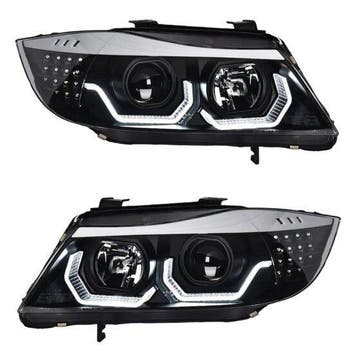 3D LED Angel Eyes Koplampen BMW 3 Serie E90 E91 05-08 B9765