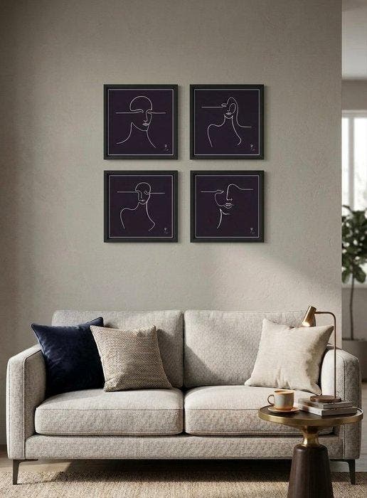 Kiasmo - Sergi - Cadre (4) - Bois, Céramique, Antiquités & Art, Art | Objets design