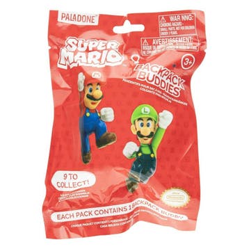 Super Mario Backpack Buddy Sleutelhanger (Random), Verzamelen, Ophalen of Verzenden, Nieuw