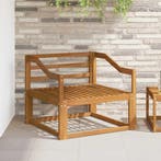 vidaXL Buiten Midden Sofa Naturel, Verzenden, Nieuw