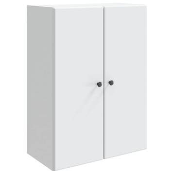 vidaXL Wandkast Wit 66 x 34,5 x 90 cm Bewerkt hout, Verzenden