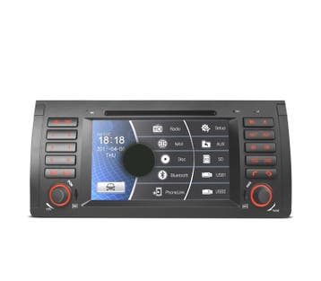 Autoradio 2Din 7  Pour Bmw X5 E53 99-06 Série 5 E39 95-03 Us, Verzenden